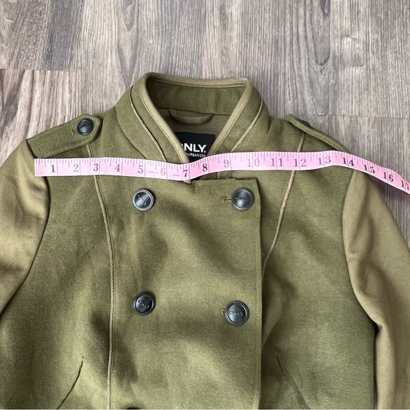 Only Love Urbanized Green Military Utility Style Jacket - Picture 12 of 16